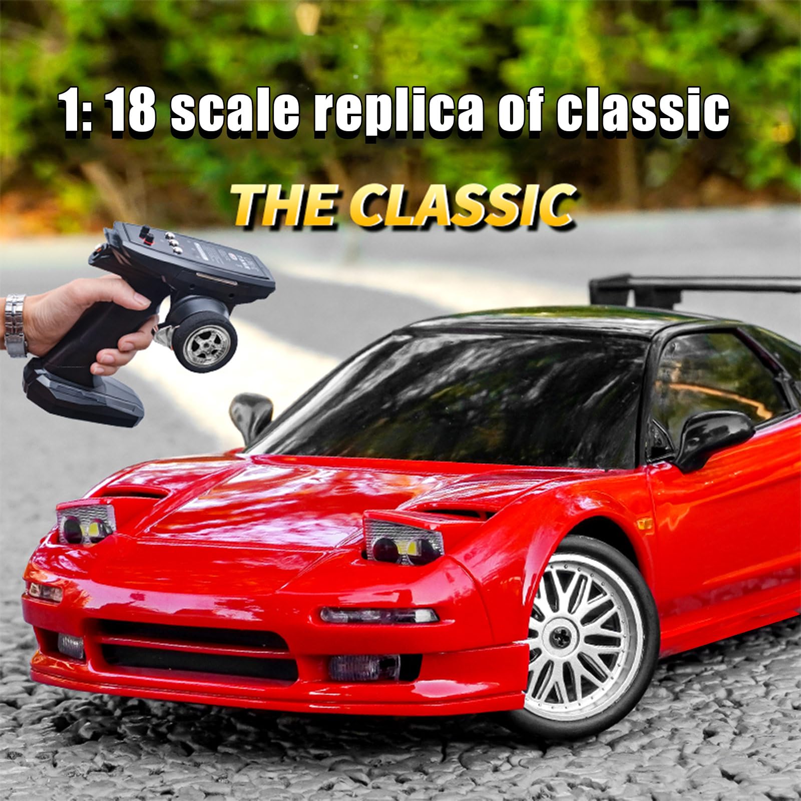 Amazon.com: Moonzeamus 1:18 NSX Model LD1803 RC Drift Car 1/18 2.4